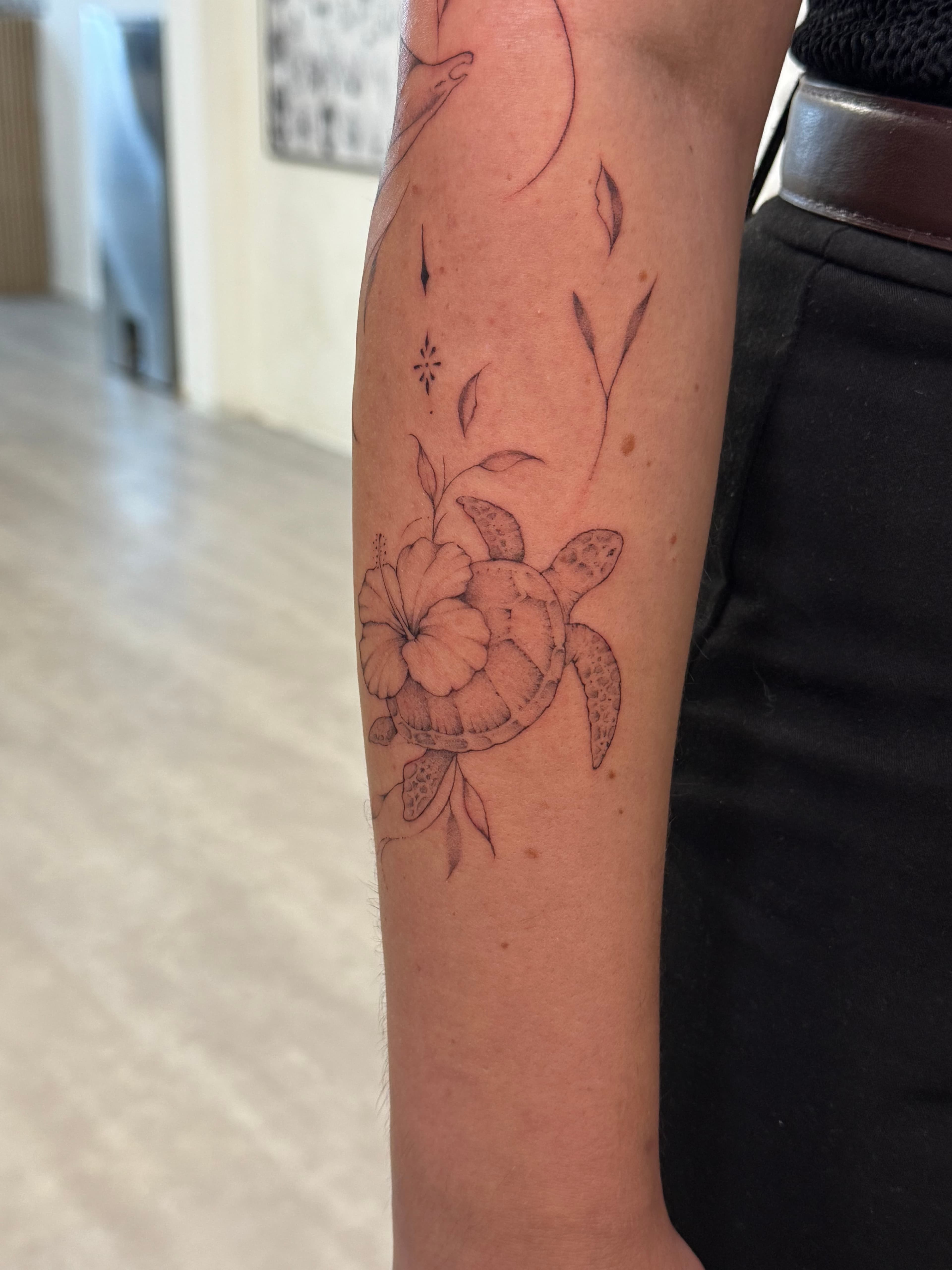 Tatouage réalisé par Mathieu chez Dodo Tattoo, Saint-Louis (La Réunion)