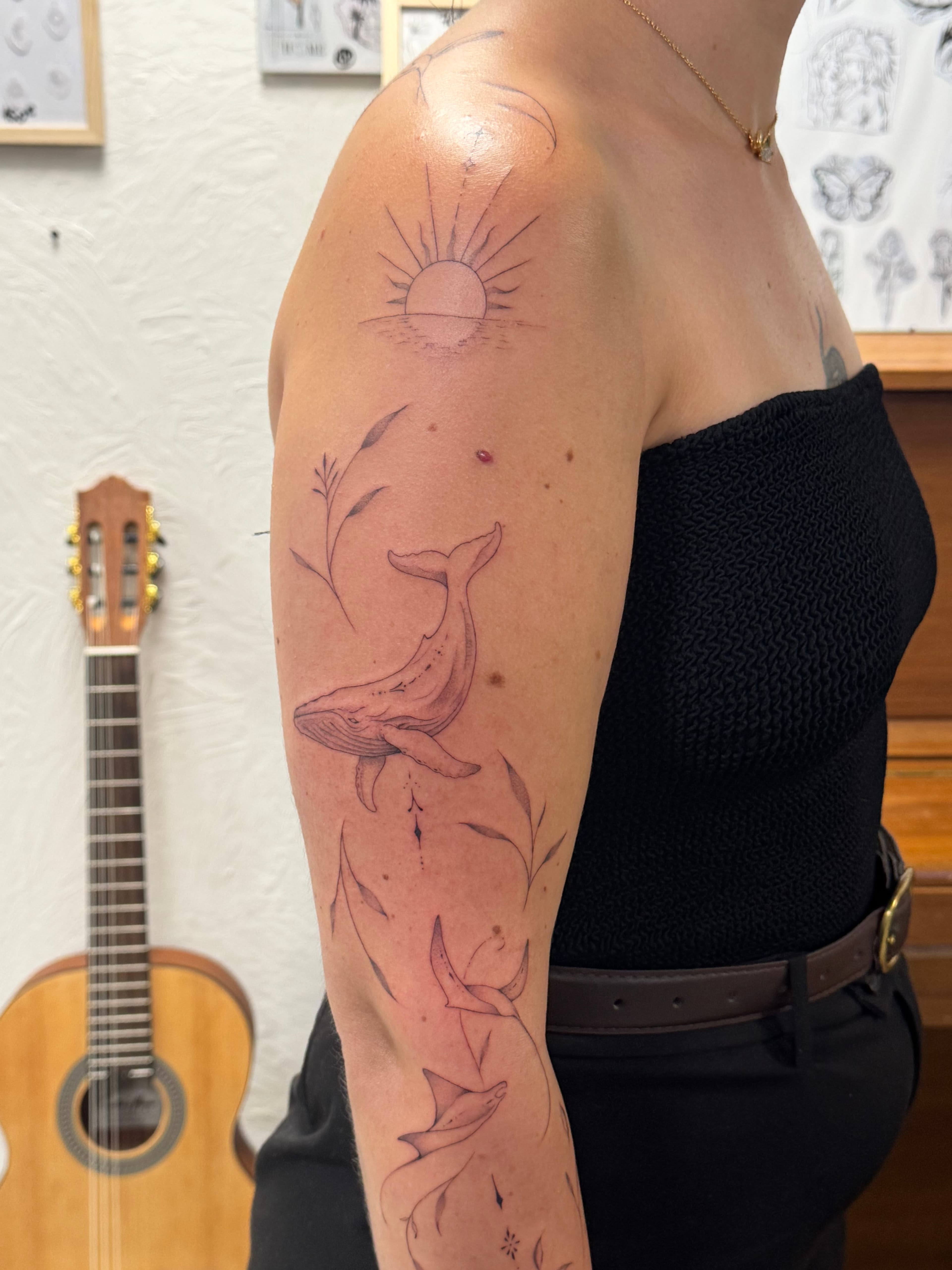 Tatouage réalisé par Mathieu chez Dodo Tattoo, Saint-Louis (La Réunion)